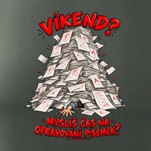 Víkend učitele pod hromadou písemek k opravě