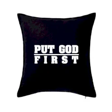 Put God first tlustý nápis