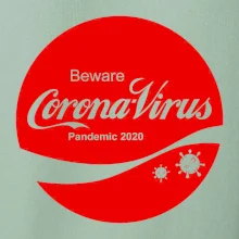 Corona virus pandemic logo