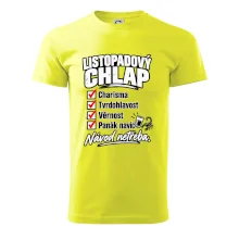 Listopadový chlap charisma a panák navíc