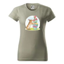 Velikonoční zajíček tulipány