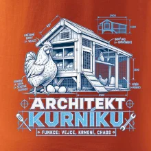 Architekt kurníku technický výkres
