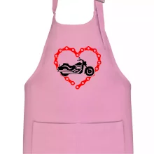 Moto srdce řetěz - chopper