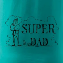 Kreslený nápis super dad