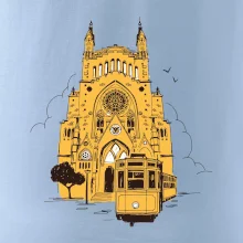 Mallorca - katedrála a tramvaj