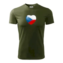 České srdce - vlajka