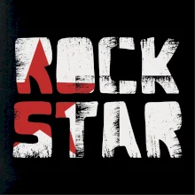 Rock star nápis