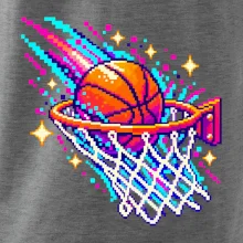 Pixel art basketbalový koš