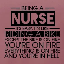 Being a nurse - bike
