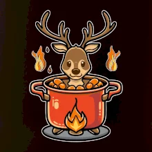 Hrnec s jelenem