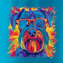 Knírač barevný styl 70s