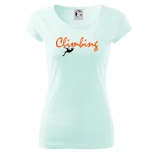 Climbing psací text