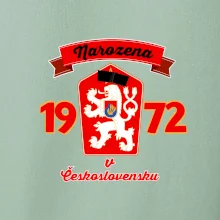 Narozena v Československu - Přelepený znak 1972