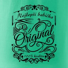 Vintage nejlepší babička  100% kvalita