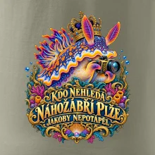 Král makra nahožábří plž s fotoaparátem