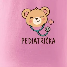 Pediatrička - minimalistický medvídek s křížkem