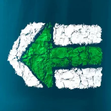 Párová turistická značka zelená