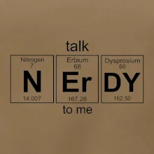 Talk nerdy - periodická tabulka