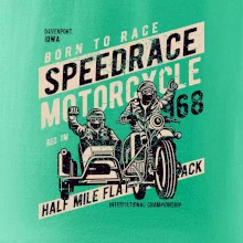 Speedrace motrcycle half mile