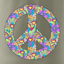 Peace symbol mandela