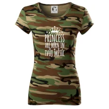 Princesses are born in (vlastní nápis měsíc narození)