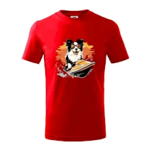 Border Kolie na vodním skútru