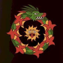 Mayové - zvířata had v kruhu