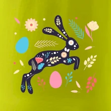 Velikonoční zajíček květiny