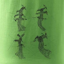 Zkroucený stožár vysokého vedení