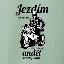 Silniční motorka - jezdím tak rychle, aby mi můj anděl strážný stačil