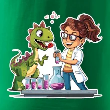 Chemik a dinosaurus - Holka