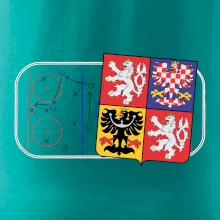 ČR znak na ledě