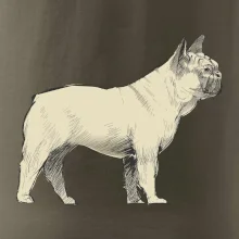 Vintage French bulldog