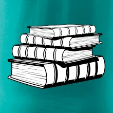 Knihy černobílé na sobě