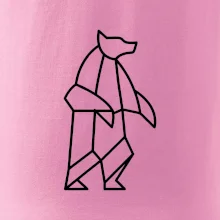 Geometrie lední medvěd stojící