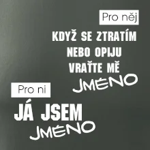 Když se ztratím vraťte mě / Já jsem
