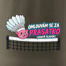 Badminton omluva za prasátko