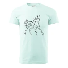 Geometrie - kůň jednobarevná