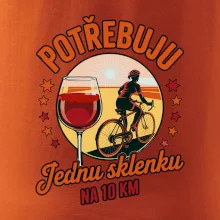 Potřebuju jednu sklenku na 10km
