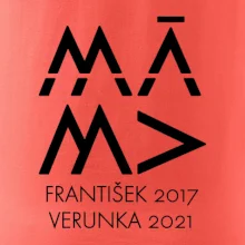 Máma v geometrickém fontu se jmény