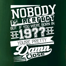 Nobody is perfect - Vlastní ročník