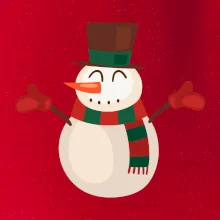 Vánoční sněhulák