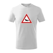 Dopravní značka - Pozor kůň běžící