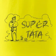 Kreslený nápis super táta