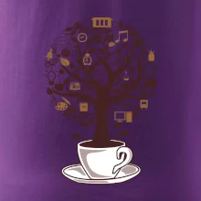 Coffee Tree parts from school icon