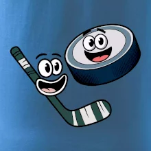 Parové triko - Puk a hokejka