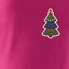 Folklor na prsu vánoční stromek