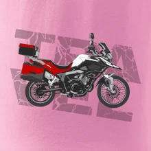 Cestovní enduro červená