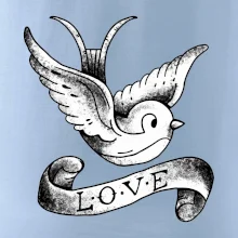 Love holubice - kreslená