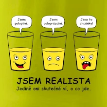 Jsem realista - skleničky (Hana-creative)